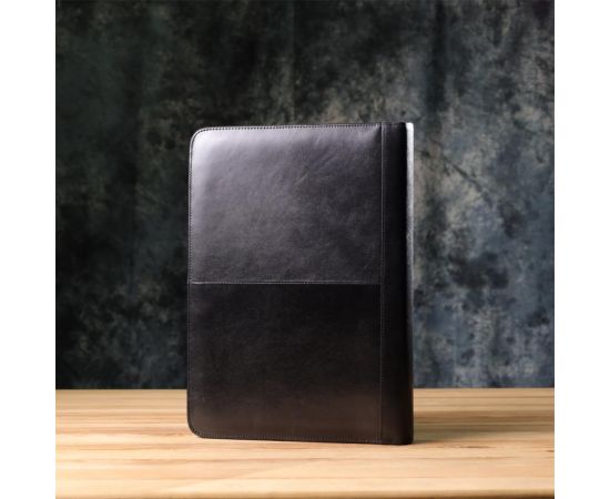 Купить Оригинальная папка с блокнотом из гладкой натуральной кожи Tony Perotti 20850_1 (1278L nero) Черный, фото , изображение 10, характеристики, отзывы