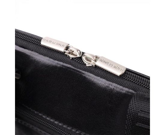 Купить Мужская сумка через плечо из гладкой натуральной кожи Tony Perotti 20855_1 (9137-20 nero) Черный, фото , изображение 5, характеристики, отзывы