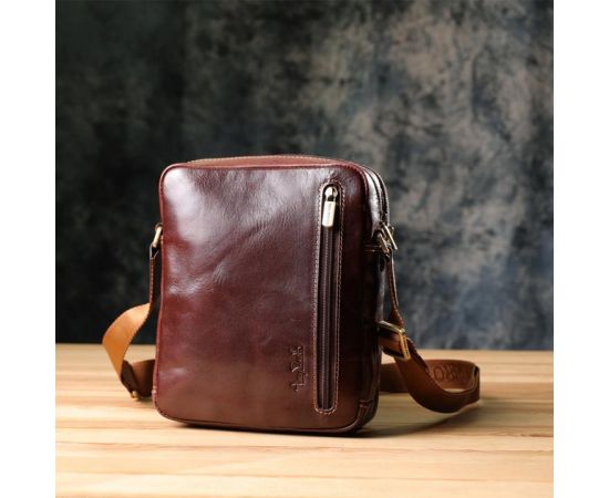 Купить Мужская сумка с карманами из гладкой натуральной кожи Tony Perotti 20856_1 (9148-17 moro) Коричневый, фото , изображение 11, характеристики, отзывы