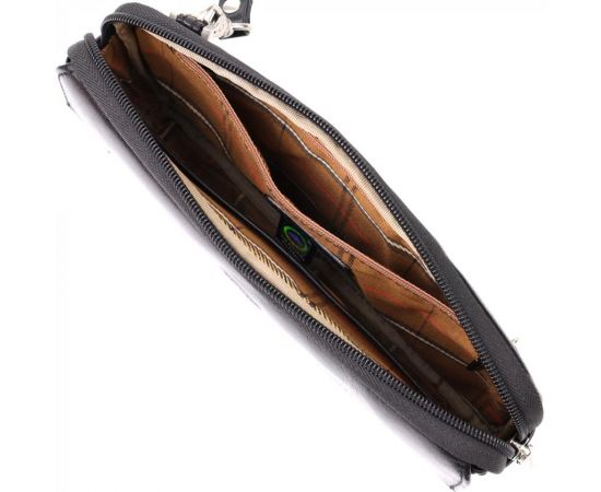 Придбати Вместительный мужской клатч из гладкой натуральной кожи Tony Perotti 20858_1 (9405 nero) Черный, image , зображення 7, характеристики, відгуки