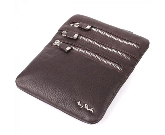 Придбати Стильная небольшая сумка из матовой зернистой натуральной кожи Tony Perotti 20876_1 (9019 moro) Коричневый, image , зображення 5, характеристики, відгуки