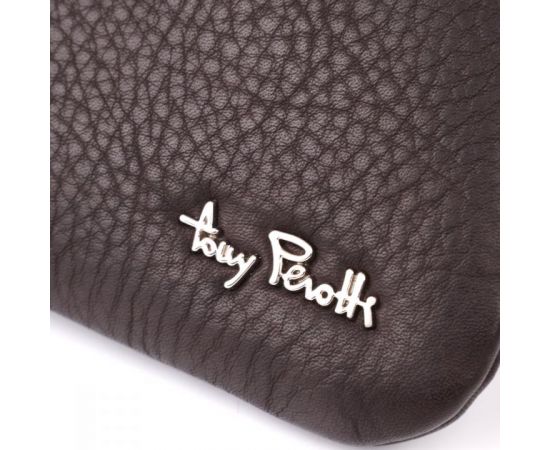 Придбати Стильная небольшая сумка из матовой зернистой натуральной кожи Tony Perotti 20876_1 (9019 moro) Коричневый, image , зображення 6, характеристики, відгуки