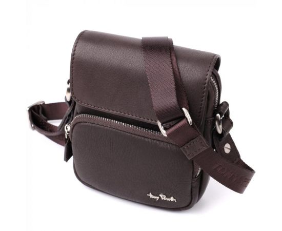 Придбати Небольшая сумка из матовой зернистой натуральной кожи Tony Perotti 20877_1 (9150-14 moro), image , характеристики, відгуки