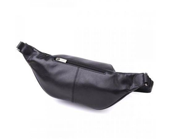 Придбати Интересная мужская сумка на пояс из гладкой натуральной кожи Tony Perotti 20880_1 (6000 nero) Черный, image , зображення 2, характеристики, відгуки