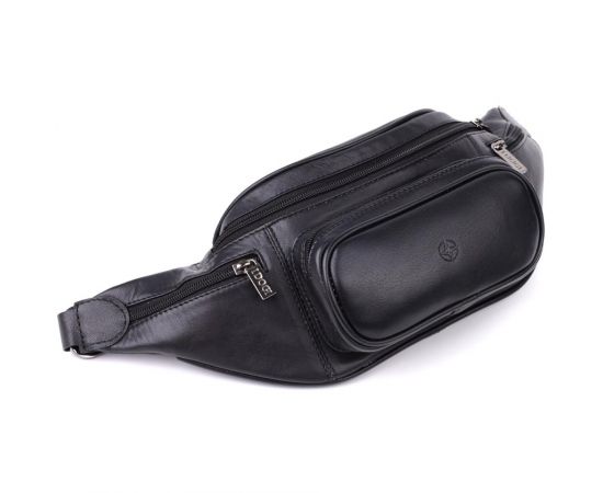 Придбати Интересная мужская сумка на пояс из гладкой натуральной кожи Tony Perotti 20880_1 (6000 nero) Черный, image , зображення 6, характеристики, відгуки