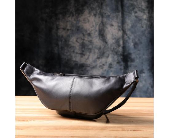 Придбати Интересная мужская сумка на пояс из гладкой натуральной кожи Tony Perotti 20880_1 (6000 nero) Черный, image , зображення 10, характеристики, відгуки