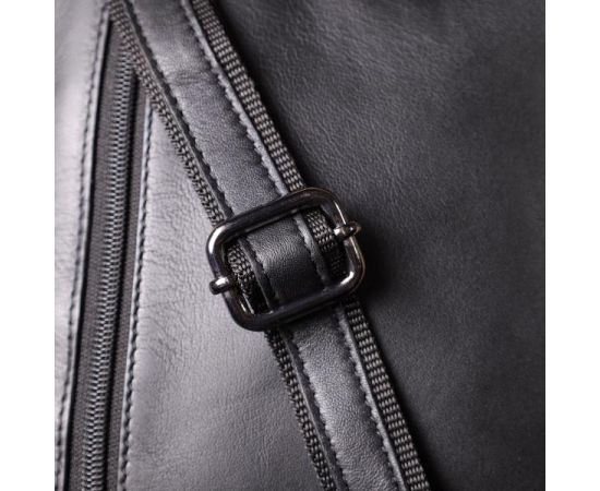 Придбати Стильная мужская сумка через плечо из натуральной кожи Tony Perotti 20882_1 (6047 nero) Черный, image , зображення 13, характеристики, відгуки
