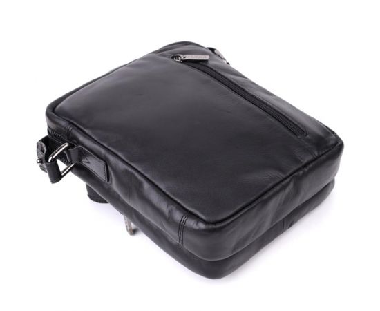 Придбати Стильная мужская сумка через плечо из натуральной кожи Tony Perotti 20882_1 (6047 nero) Черный, image , зображення 5, характеристики, відгуки