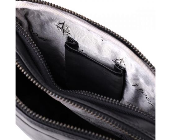 Придбати Стильная мужская сумка через плечо из натуральной кожи Tony Perotti 20882_1 (6047 nero) Черный, image , зображення 8, характеристики, відгуки