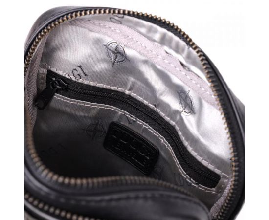 Придбати Вертикальная мужская сумка через плечо из натуральной кожи Tony Perotti 20883_1 (6049 nero) Черный, image , зображення 7, характеристики, відгуки