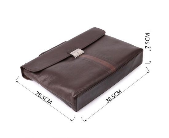 Купить Стильная мужская сумка для ноутбука из натуральной кожи Tony Perotti 20903_1 (9514 moro) Коричневый, фото , изображение 3, характеристики, отзывы