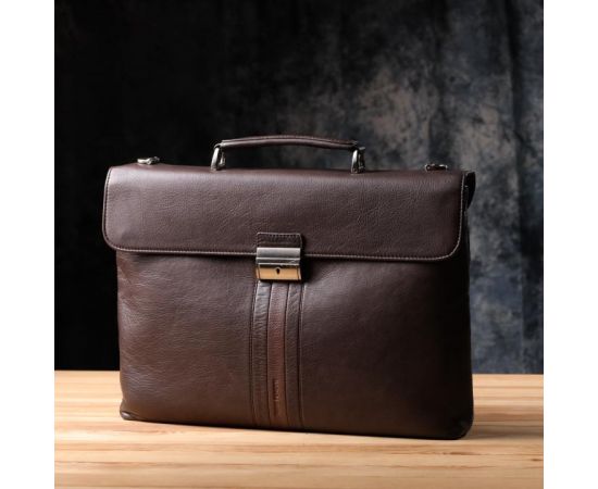 Купить Стильная мужская сумка для ноутбука из натуральной кожи Tony Perotti 20903_1 (9514 moro) Коричневый, фото , изображение 9, характеристики, отзывы