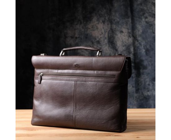 Купить Стильная мужская сумка для ноутбука из натуральной кожи Tony Perotti 20903_1 (9514 moro) Коричневый, фото , изображение 10, характеристики, отзывы