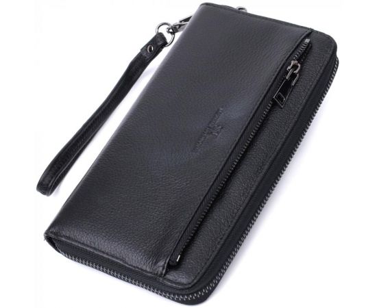 Купить Удобный клатч для мужчин из натуральной кожи ST Leather 22681 Черный, фото , характеристики, отзывы