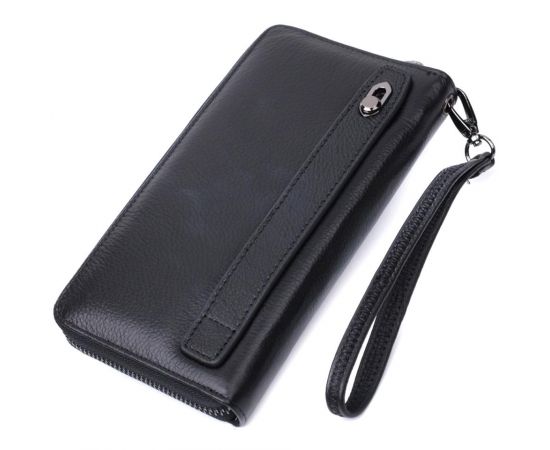 Купить Удобный клатч для мужчин из натуральной кожи ST Leather 22681 Черный, фото , изображение 2, характеристики, отзывы