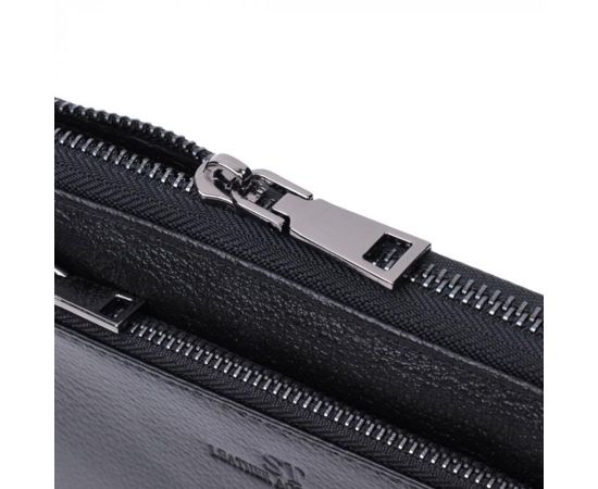 Купить Удобный клатч для мужчин из натуральной кожи ST Leather 22681 Черный, фото , изображение 5, характеристики, отзывы