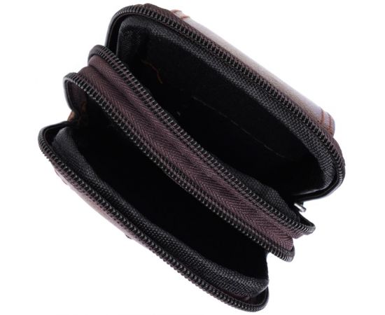 Купить Сумка для мужчин на два отделения из натуральной кожи Vintage 22738 Коричневый, фото , изображение 7, характеристики, отзывы