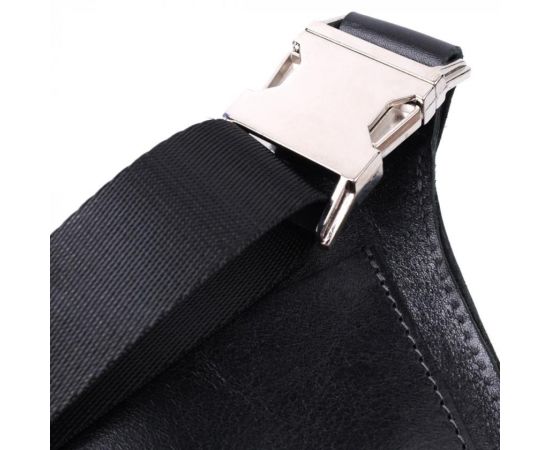 Купить Кожаная бананка унисекс GRANDE PELLE 22813 Черный, фото , изображение 7, характеристики, отзывы