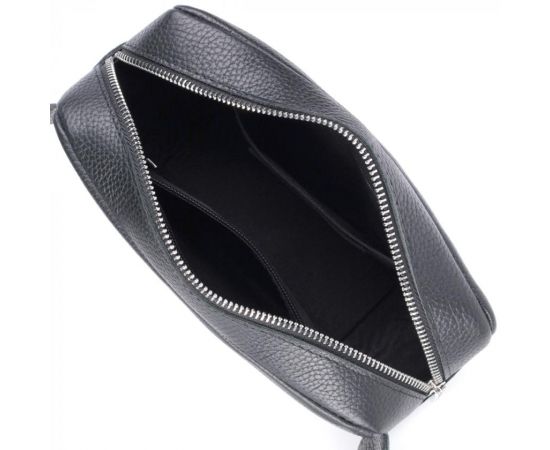 Купить Мужская сумка-бананка из натуральной кожи флотар Shvigel 22826 Черная, фото , изображение 7, характеристики, отзывы