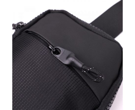 Купить Слинг сумка для путешествий из качественного текстиля Vintage 22866 Черный, фото , изображение 5, характеристики, отзывы