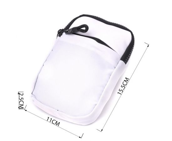 Купить Стильная слинг сумка для путешествий из качественного текстиля Vintage 22867 Белый, фото , изображение 3, характеристики, отзывы