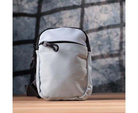 Купить Практичная слинг сумка для путешествий из качественного текстиля Vintage 22868 Голубой, фото , изображение 8, характеристики, отзывы