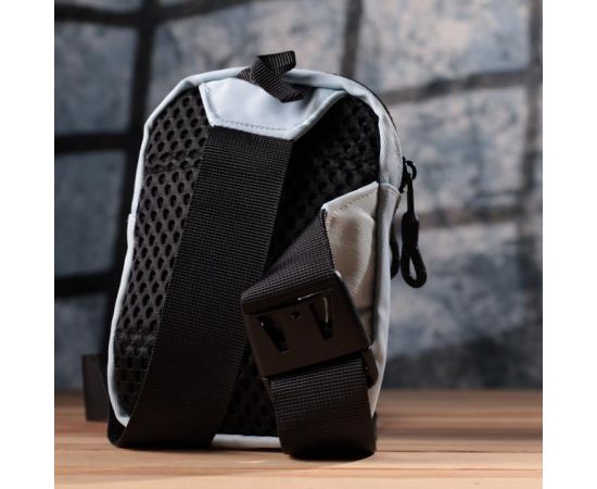 Купить Практичная слинг сумка для путешествий из качественного текстиля Vintage 22868 Голубой, фото , изображение 9, характеристики, отзывы