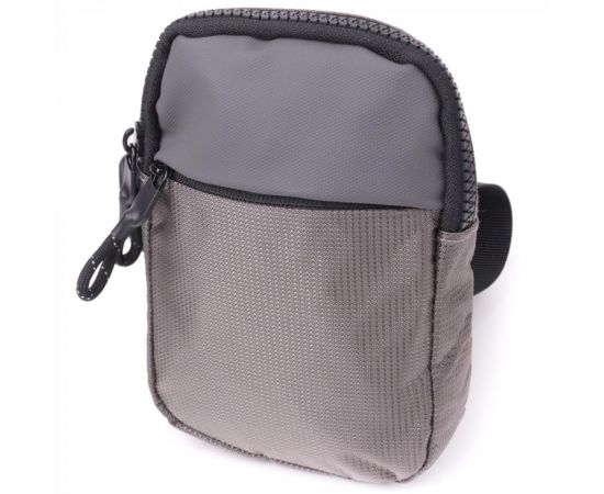 Купить Удобная слинг сумка для путешествий из качественного текстиля Vintage 22869 Серый, фото , характеристики, отзывы