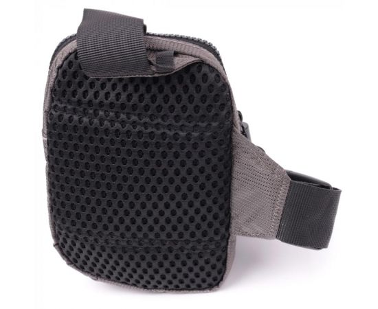 Купить Удобная слинг сумка для путешествий из качественного текстиля Vintage 22869 Серый, фото , изображение 2, характеристики, отзывы