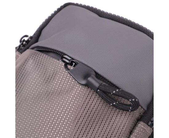 Купить Удобная слинг сумка для путешествий из качественного текстиля Vintage 22869 Серый, фото , изображение 6, характеристики, отзывы