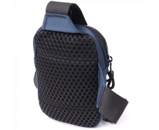 Купить Мужская слинг сумка для путешествий из качественного текстиля Vintage 22870 Синий, фото , изображение 2, характеристики, отзывы