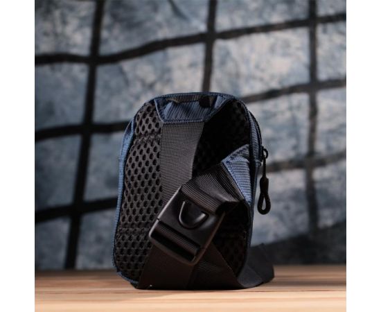 Купить Мужская слинг сумка для путешествий из качественного текстиля Vintage 22870 Синий, фото , изображение 9, характеристики, отзывы