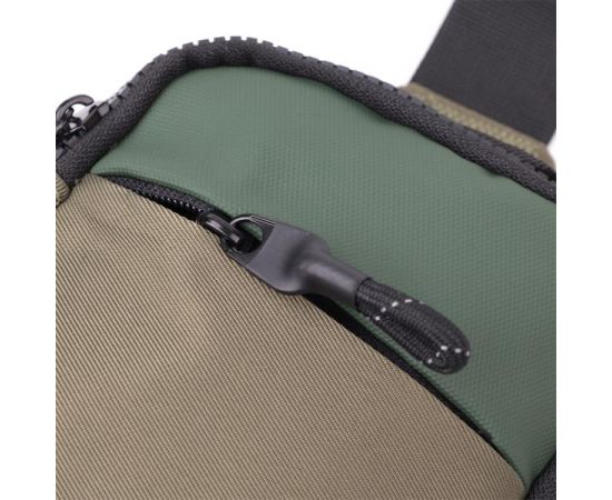 Купить Небольшая слинг сумка для путешествий из качественного текстиля Vintage 22871 Зеленый, фото , изображение 6, характеристики, отзывы