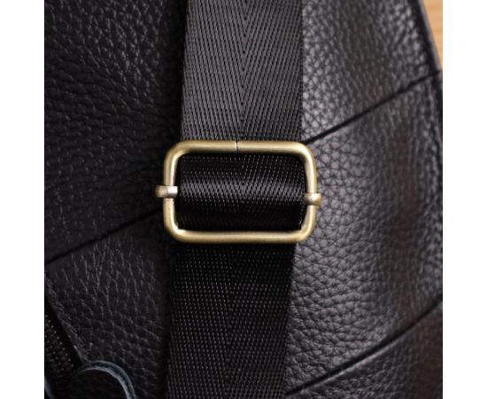 Купить Сумка для мужчин с большим количеством карманов из натуральной кожи Vintage 22957 Черный, фото , изображение 11, характеристики, отзывы