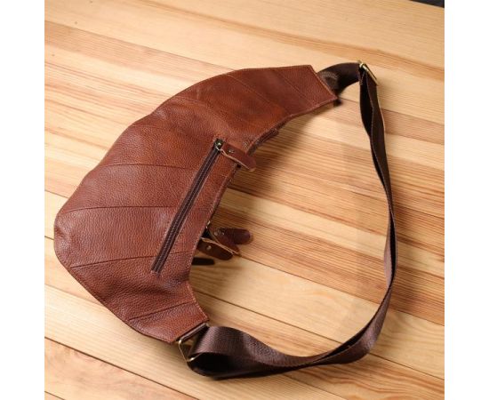 Купить Мужская сумка через плечо из натуральной кожи Vintage 22960 Коричневый, фото , изображение 12, характеристики, отзывы