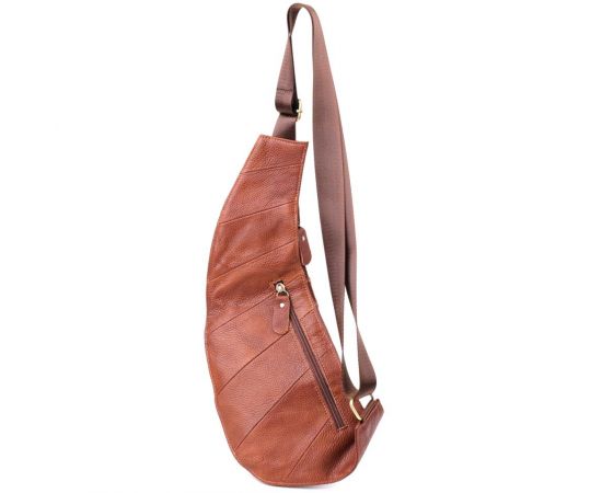 Купить Мужская сумка через плечо из натуральной кожи Vintage 22960 Коричневый, фото , изображение 3, характеристики, отзывы