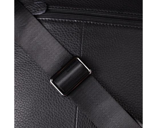 Придбати Вертикальная мужская сумка из натуральной кожи Vintage 22967 Черный, image , зображення 11, характеристики, відгуки