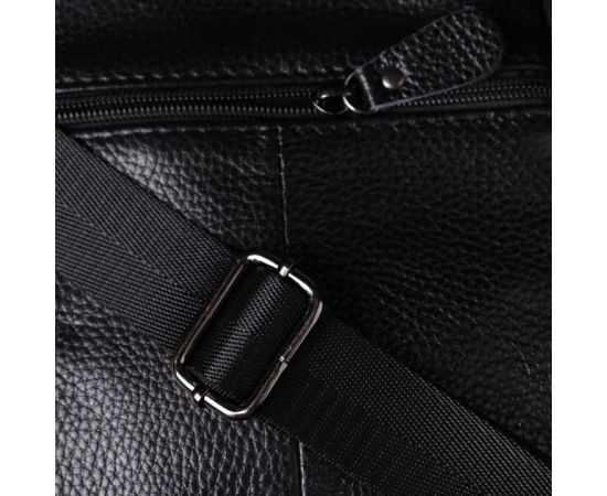 Купить Мужская сумка на плечо из натуральной кожи Vintage 23020 Черный, фото , изображение 11, характеристики, отзывы