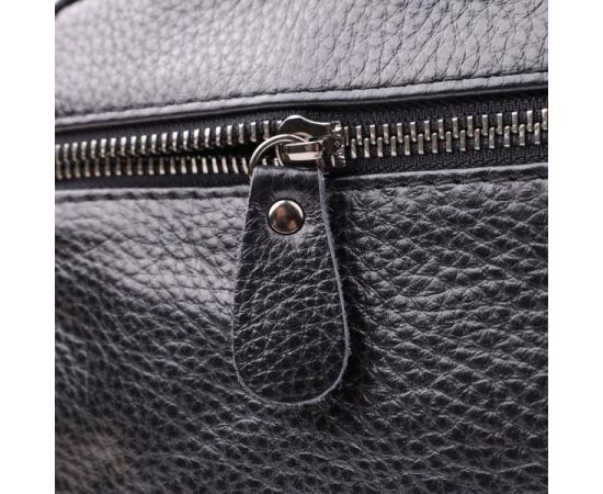 Купить Мужская сумка на плечо из натуральной кожи Vintage 23020 Черный, фото , изображение 6, характеристики, отзывы