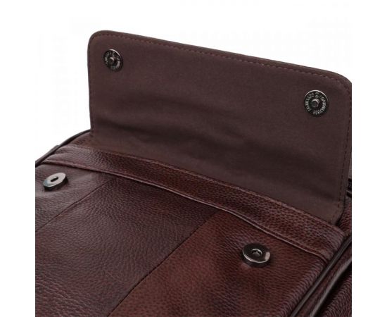 Купить Мужская сумка с ручкой для переноса в руке из натуральной кожи Vintage 23024 Коричневый, фото , изображение 7, характеристики, отзывы