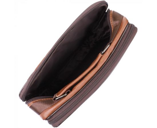 Купить Мужская сумка с ручкой для переноса в руке из натуральной кожи Vintage 23025 Светло-коричневый, фото , изображение 7, характеристики, отзывы