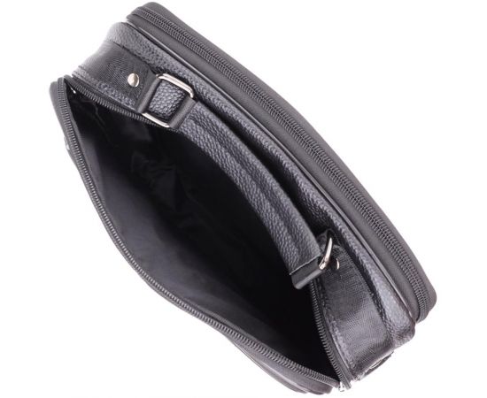 Придбати Сумка мужская с ручкой для переноса в руке из натуральной кожи Vintage 23029 Черный, image , зображення 7, характеристики, відгуки