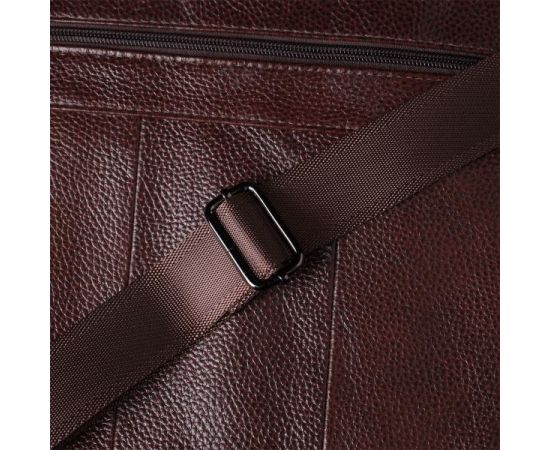 Купить Сумка мужская с ручкой для переноса в руке из натуральной кожи Vintage 23030 Коричневый, фото , изображение 11, характеристики, отзывы