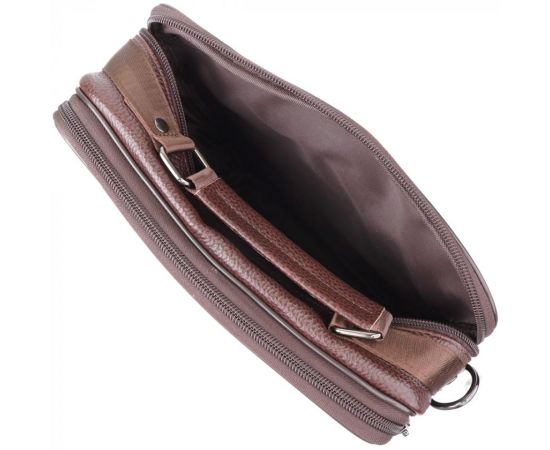 Купить Сумка мужская с ручкой для переноса в руке из натуральной кожи Vintage 23030 Коричневый, фото , изображение 7, характеристики, отзывы
