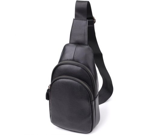 Купить Мужская сумка через плечо из натуральной кожи Vintage 23032 Черный, фото , характеристики, отзывы