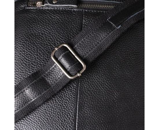 Купить Деловая мужская сумка с ручкой для переноса в руке из натуральной кожи Vintage 23034 Черный, фото , изображение 12, характеристики, отзывы