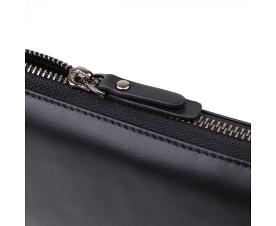 Купить Мужской клатч из натуральной кожи Vintage 23035 Черный, фото , изображение 6, характеристики, отзывы