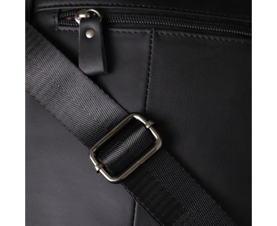 Купить Деловая мужская сумка из натуральной кожи Vintage 23036 Черный, фото , изображение 11, характеристики, отзывы