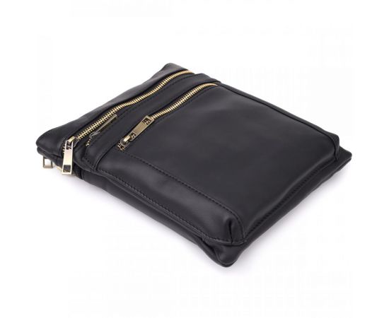 Купить Повседневная мужская сумка из натуральной кожи Vintage 23037 Черный, фото , изображение 6, характеристики, отзывы