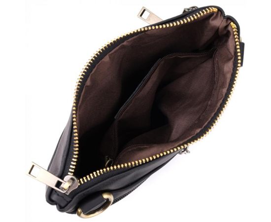 Купить Повседневная мужская сумка из натуральной кожи Vintage 23037 Черный, фото , изображение 7, характеристики, отзывы